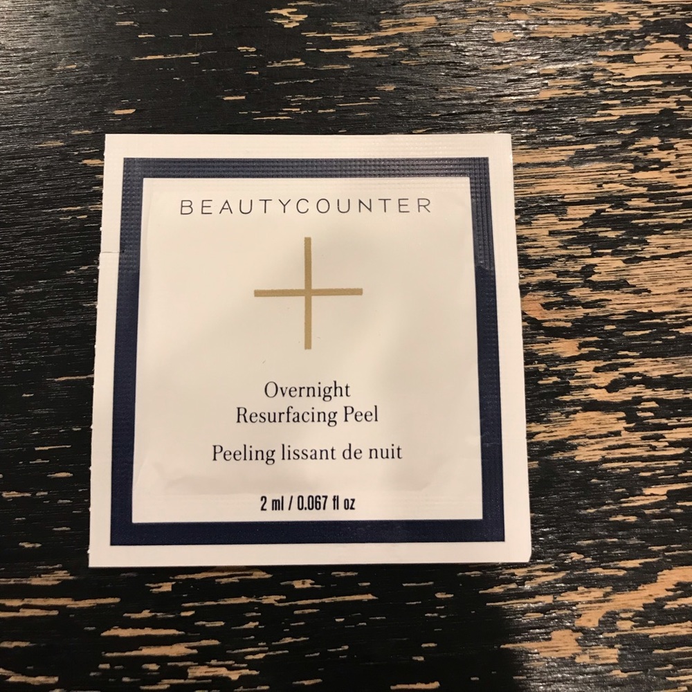 Beautycounter overnight resurfacing peel